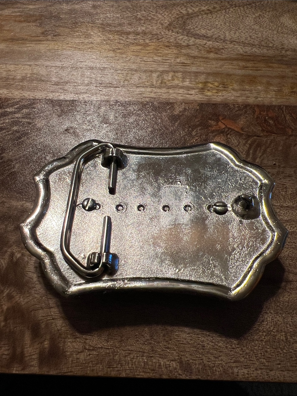 Vintage Western Embossed Belt Buckle - Picture 4 of 5